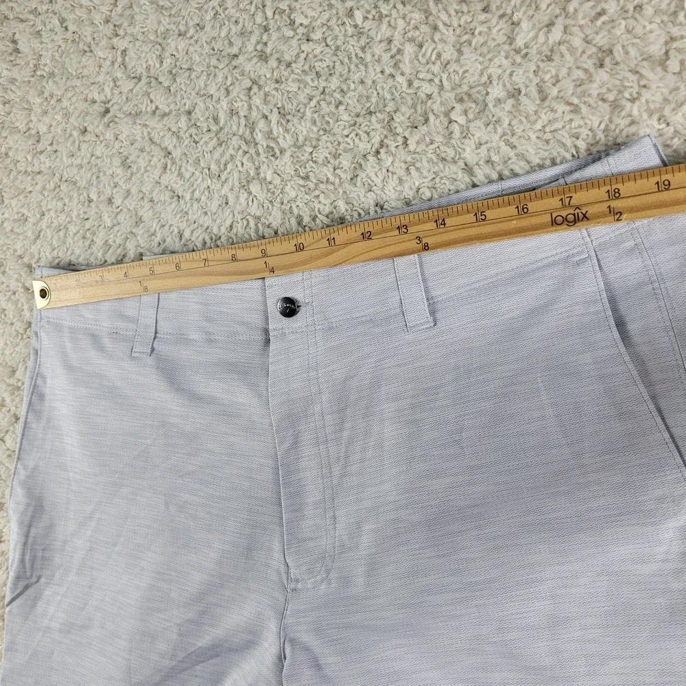 Callaway Performance Golf Shorts Men's 38 Bright White Stretch Opti-Dri CGBS00N4